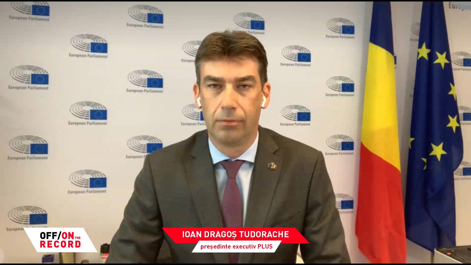 OFF/ON THE RECORD, 6 iunie 2021. Invitat: Ioan Dragoș Tudorache, președinte executiv PLUS, europarlamentar