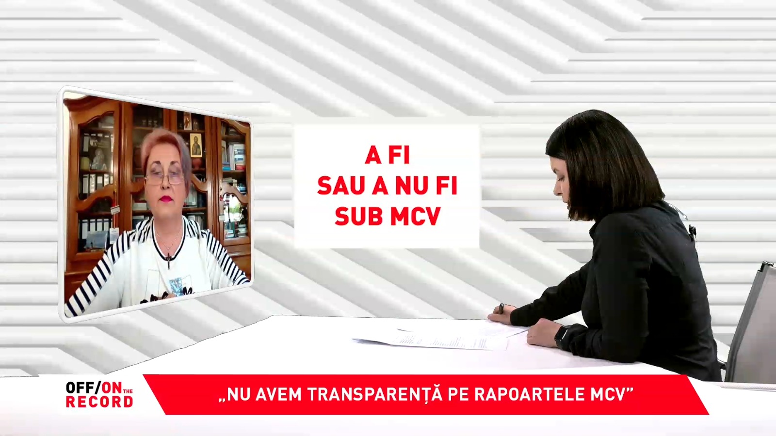 OFF/ON THE RECORD, 20 iunie 2021. Invitat: Andreea Ciucă, președintele Curții de Apel Târgu Mureș și președintele Asociației Magistraților din România