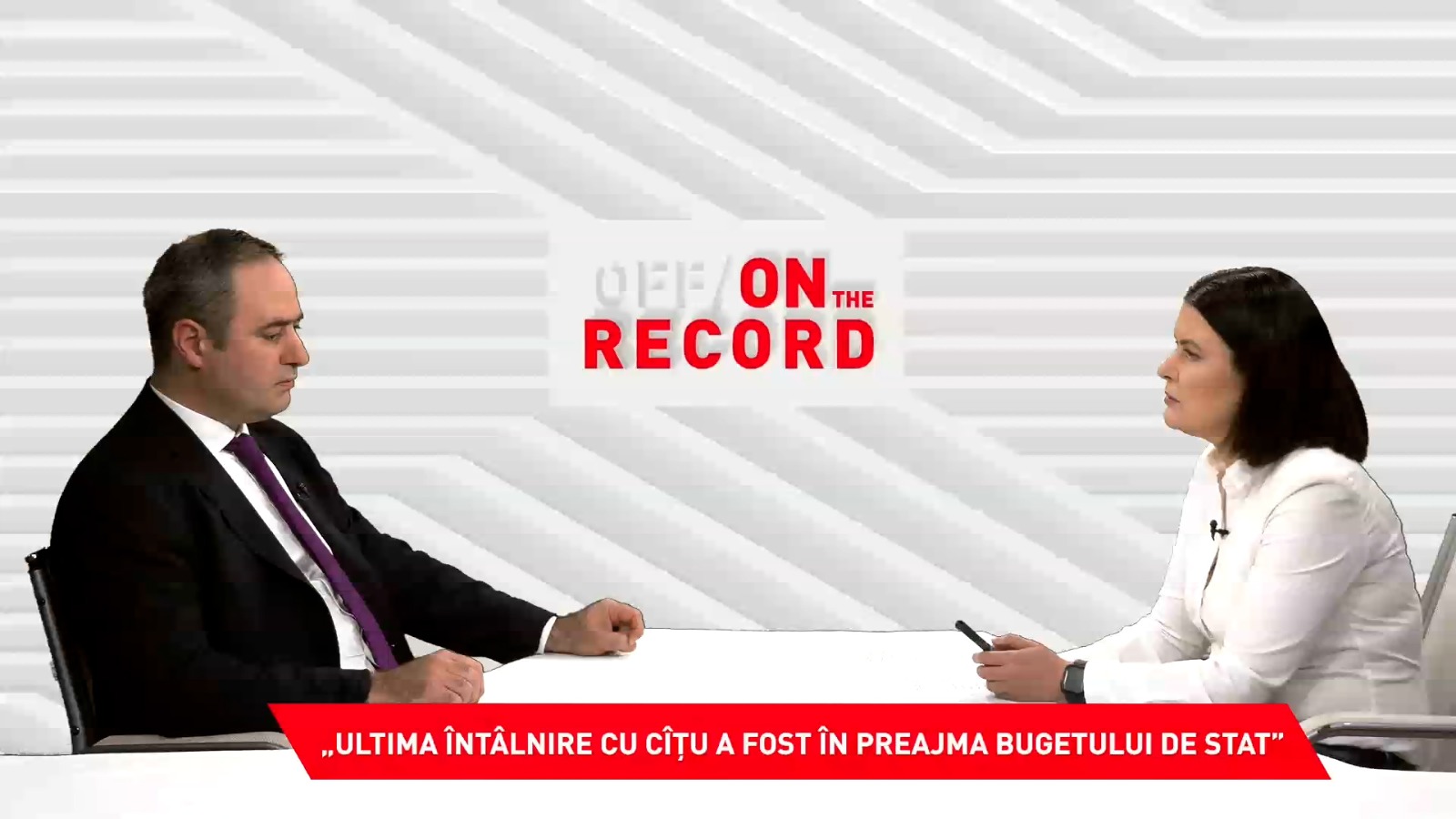 OFF/ON THE RECORD, 11 iulie 2021. Invitat: Alexandru Nazare, fostul ministru de Finanțe