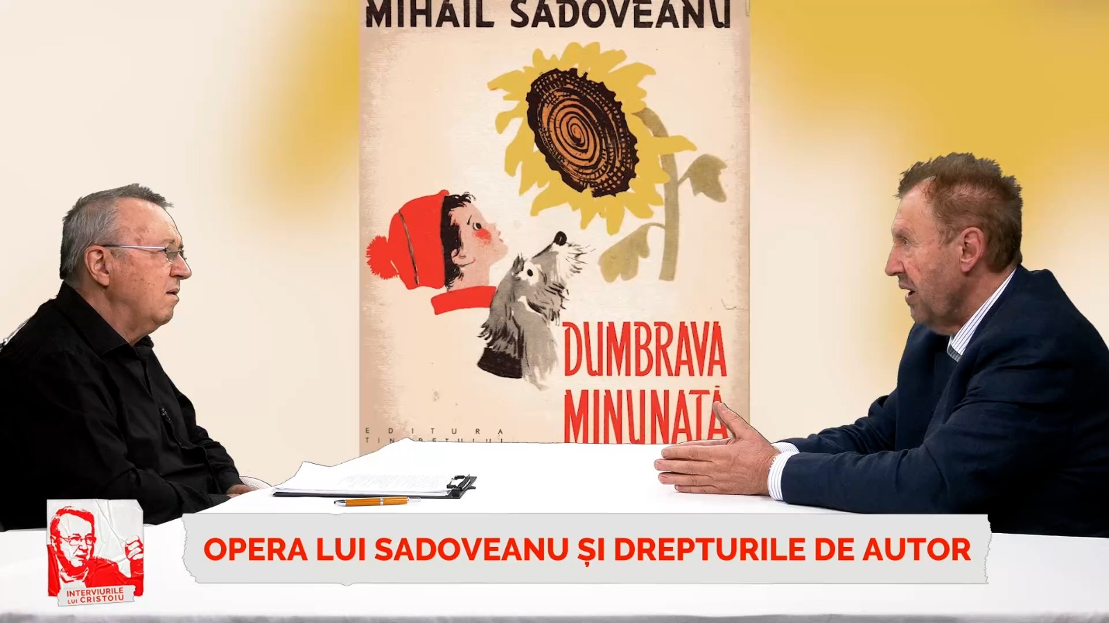 „Interviurile lui Cristoiu“, 24 septembrie 2021. Invitat: Dan Herford, strănepotul lui Mihail Sadoveanu