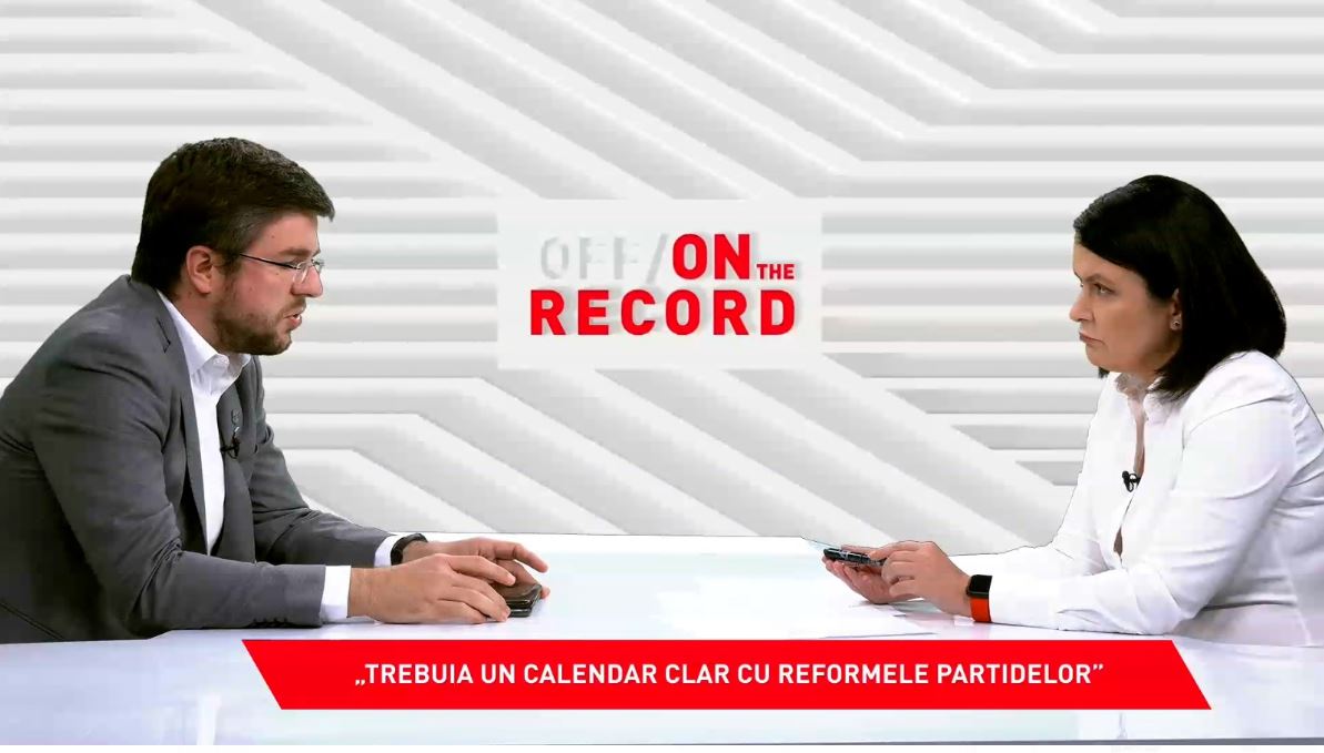 OFF/ON THE RECORD, 10 octombrie 2021. Invitat: Irineu Darău, senator USR PLUS